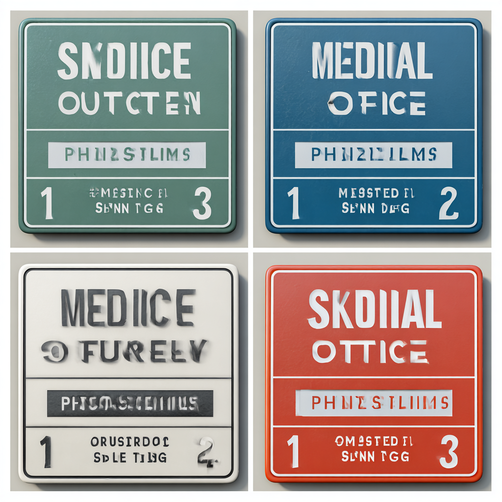 2025 How to Choose the Right Medical Office Signs for Your Practice