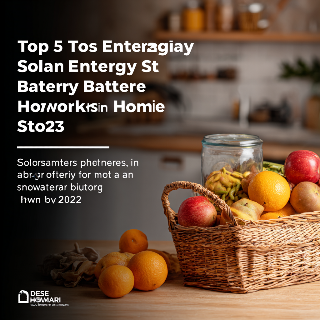 Top 5 Benefits of Solar Energy Battery Storage for Homeowners in 2023