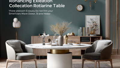 Why Choosing a Rotating Collection Table Can Enhance Your Home Decor and Maximize Space