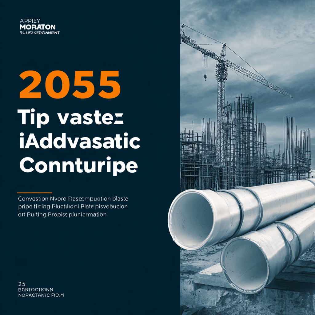 2025 Top 5 Advantages of Using Plastic Pipe in Modern Construction
