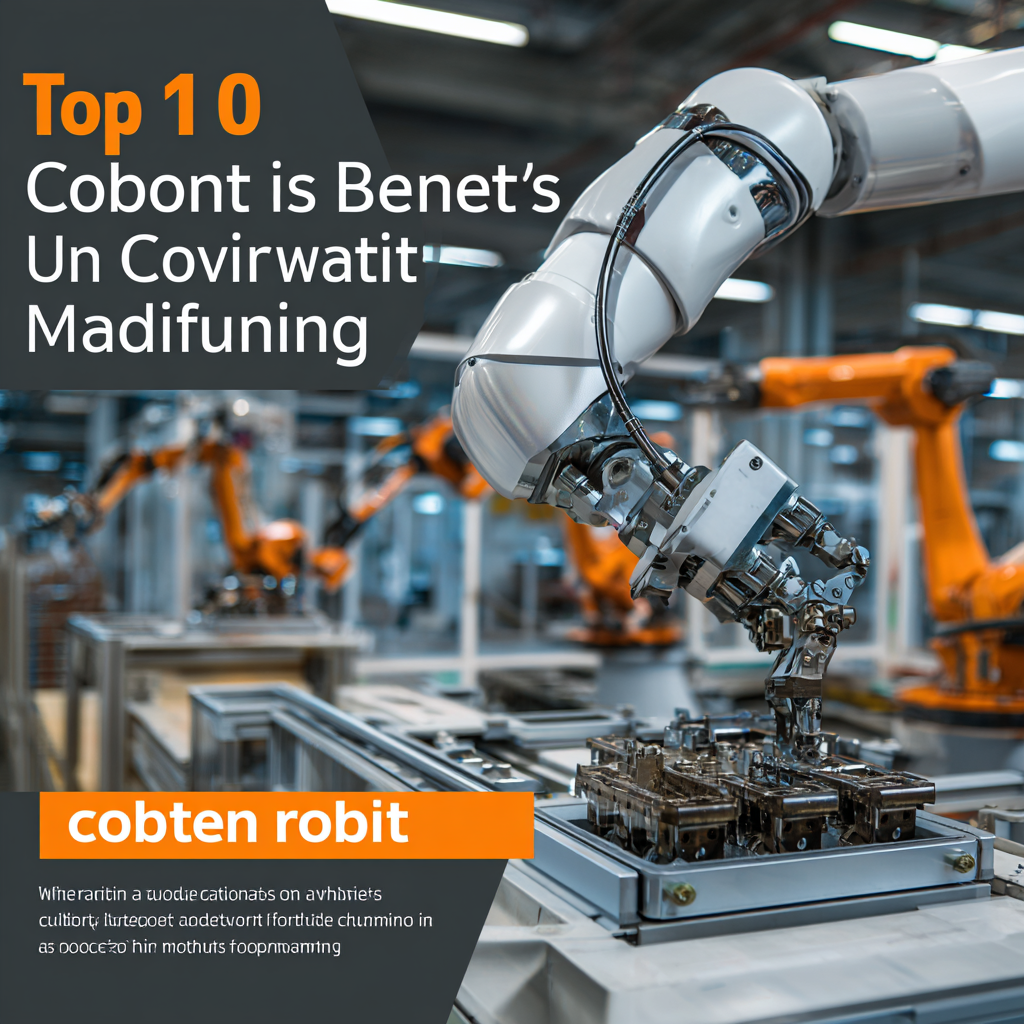 Top 10 Benefits of Using Cobot Robots in Modern Manufacturing