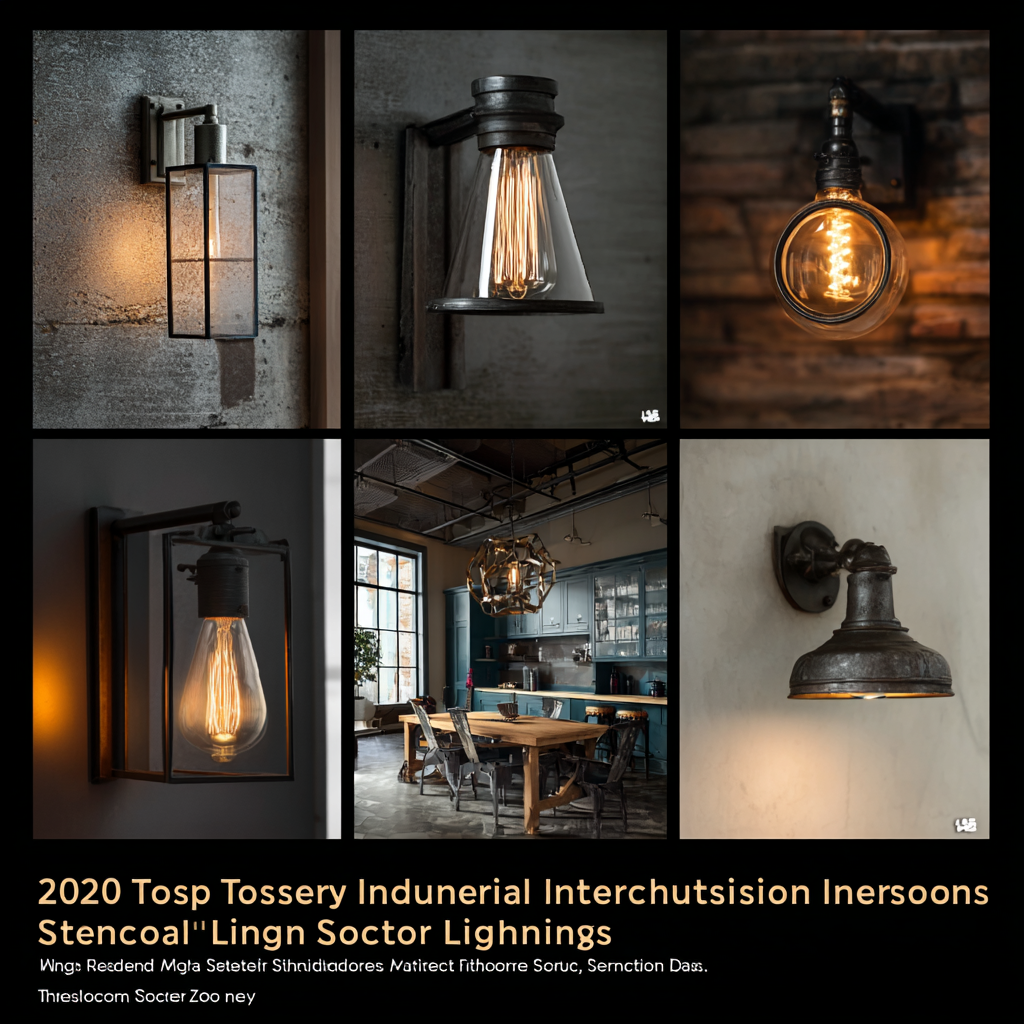 2025 Top 10 Industrial Sconce Lighting Designs for Modern Interiors