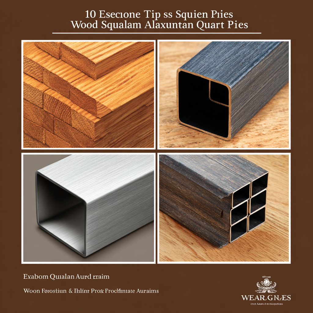 10 Essential Tips for Choosing the Best Wood Grain Aluminum Square Pipes