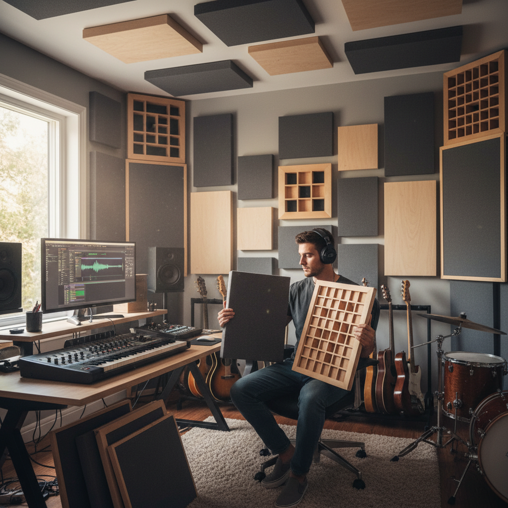 How to Choose the Best Sound Treatment Panels for Your Home Studio