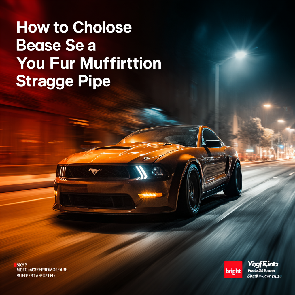 How to Choose the Best Muffler Straight Pipe for Your Vehicle Upgrade