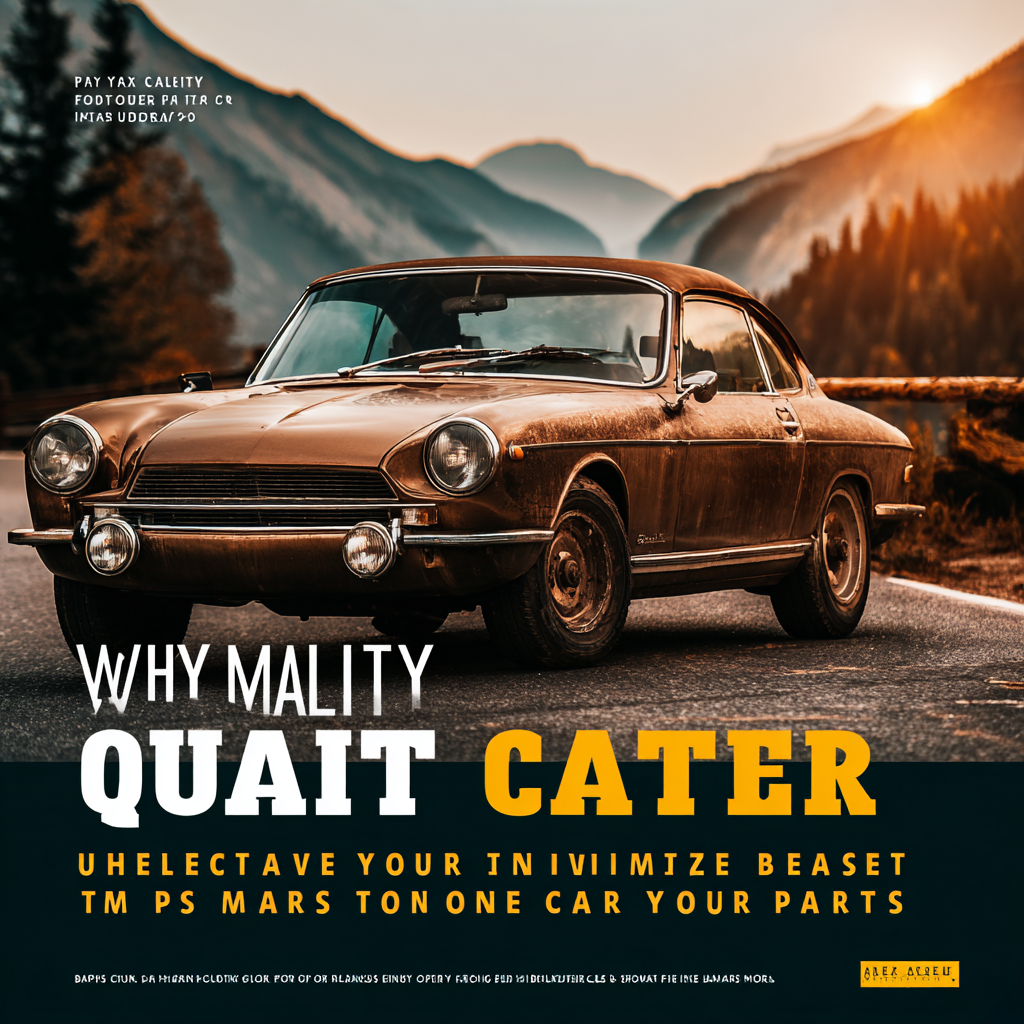 Why Quality Car Parts Matter: Your Ultimate Guide to Choosing the Best Parts for Your Vehicle