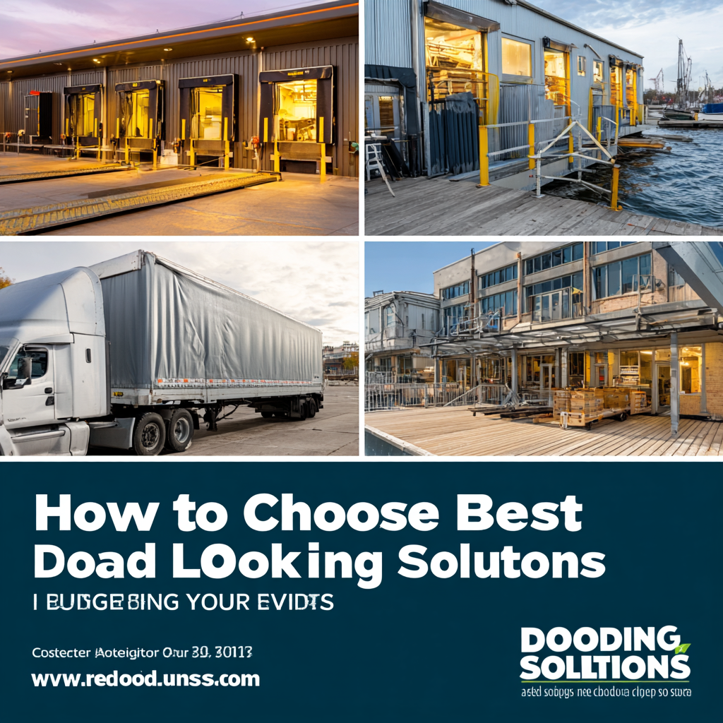 How to Choose the Best Loading Dock Solutions for Your Business Needs