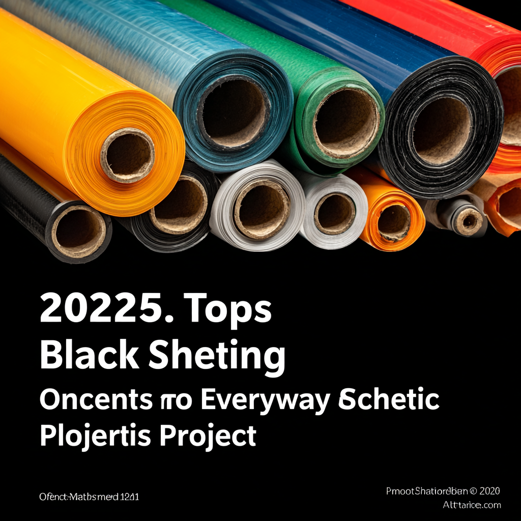 2025's Top 5 Black Plastic Sheeting Options for Every Project
