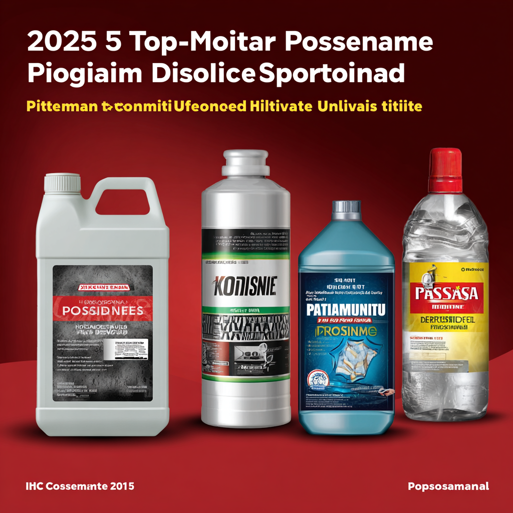 2025 Top 5 Potassium Monopersulfate Disinfectants for Ultimate Hygiene