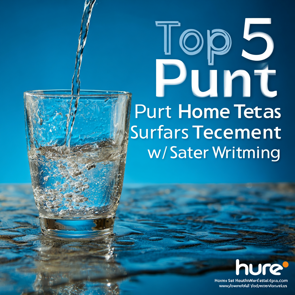 Top 5 Home Water Treatment Solutions for Pure and Safe Drinking Water