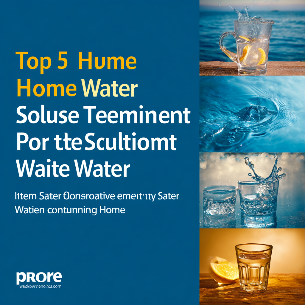Top 5 Home Water Treatment Solutions for Pure and Safe Drinking Water