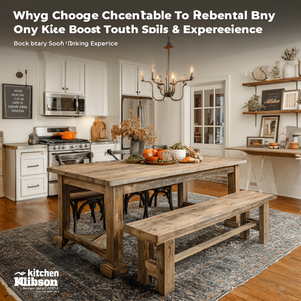 Why Choosing the Right Kitchen Table is Key