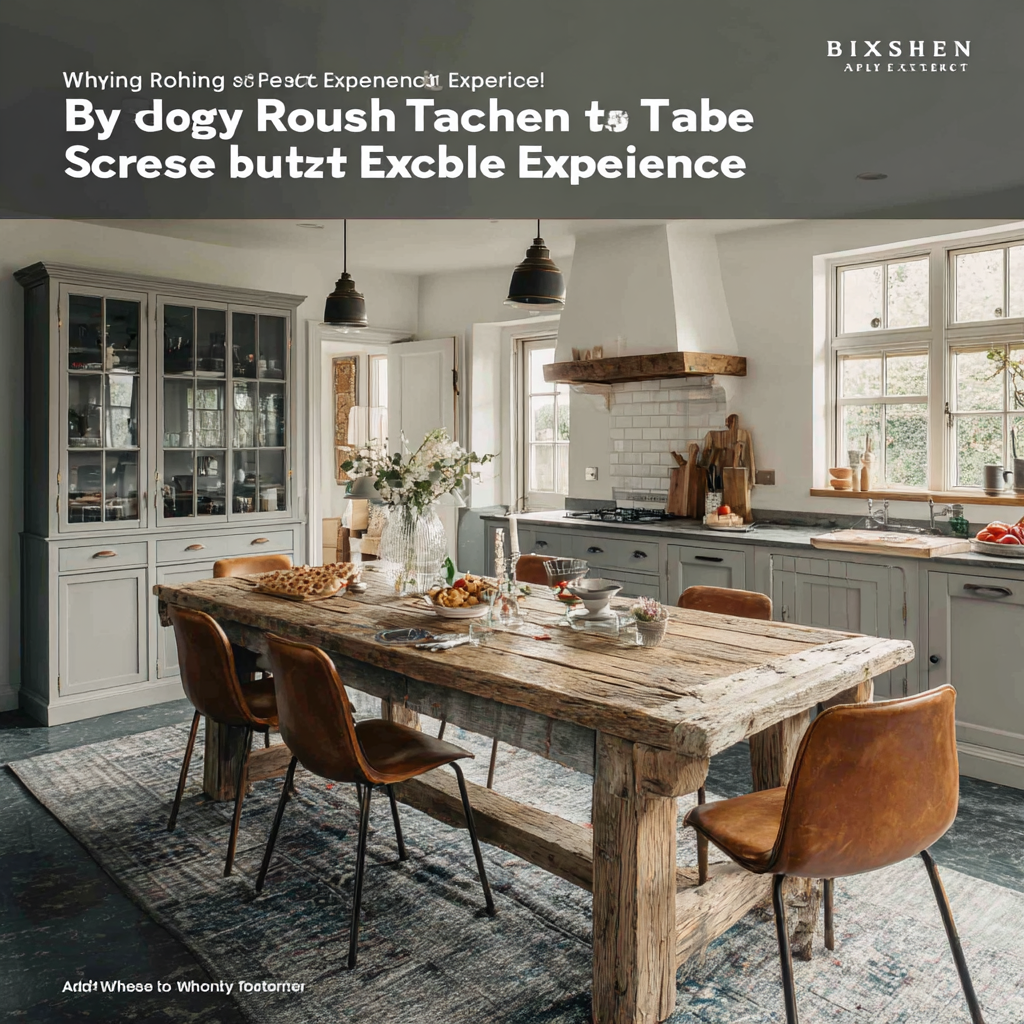 Why Choosing the Right Kitchen Table is Key: Boost Your Space & Dining Experience