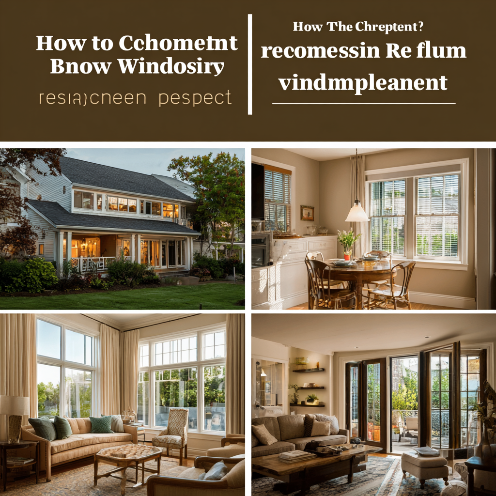 How to Choose the Best Residential Window Replacement for Your Home
