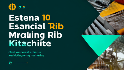 10 Essential Tips for Choosing the Best Circular Rib Knitting Machine