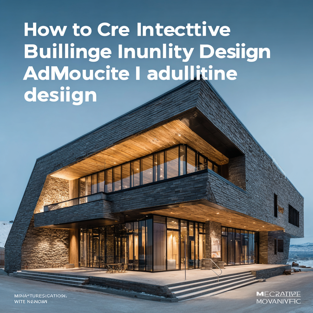 How to Create Innovative Building Design for Modern Architecture