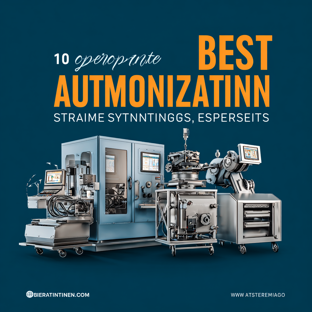 10 Best Automation Equipment for Streamlining Your Business Operations