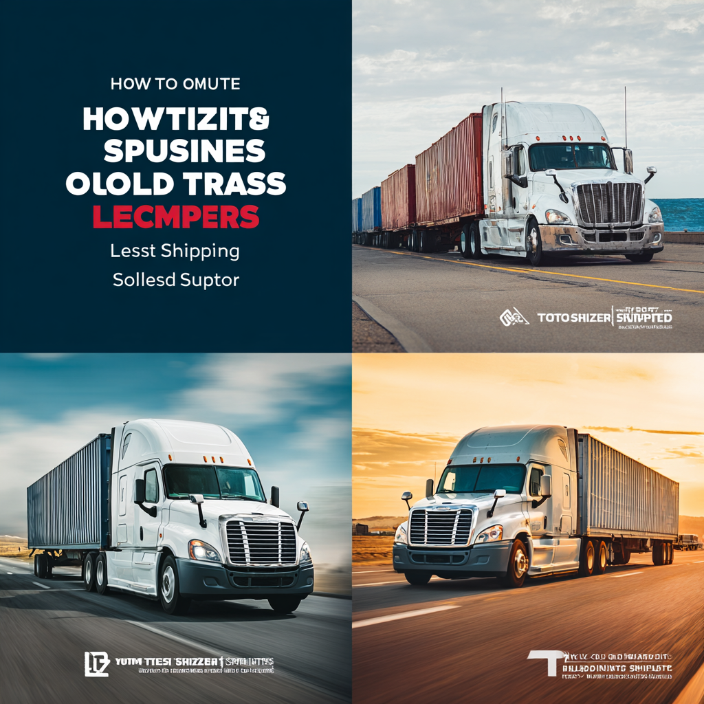 How to Optimize Your Business with Less Than Truckload Shipping Solutions