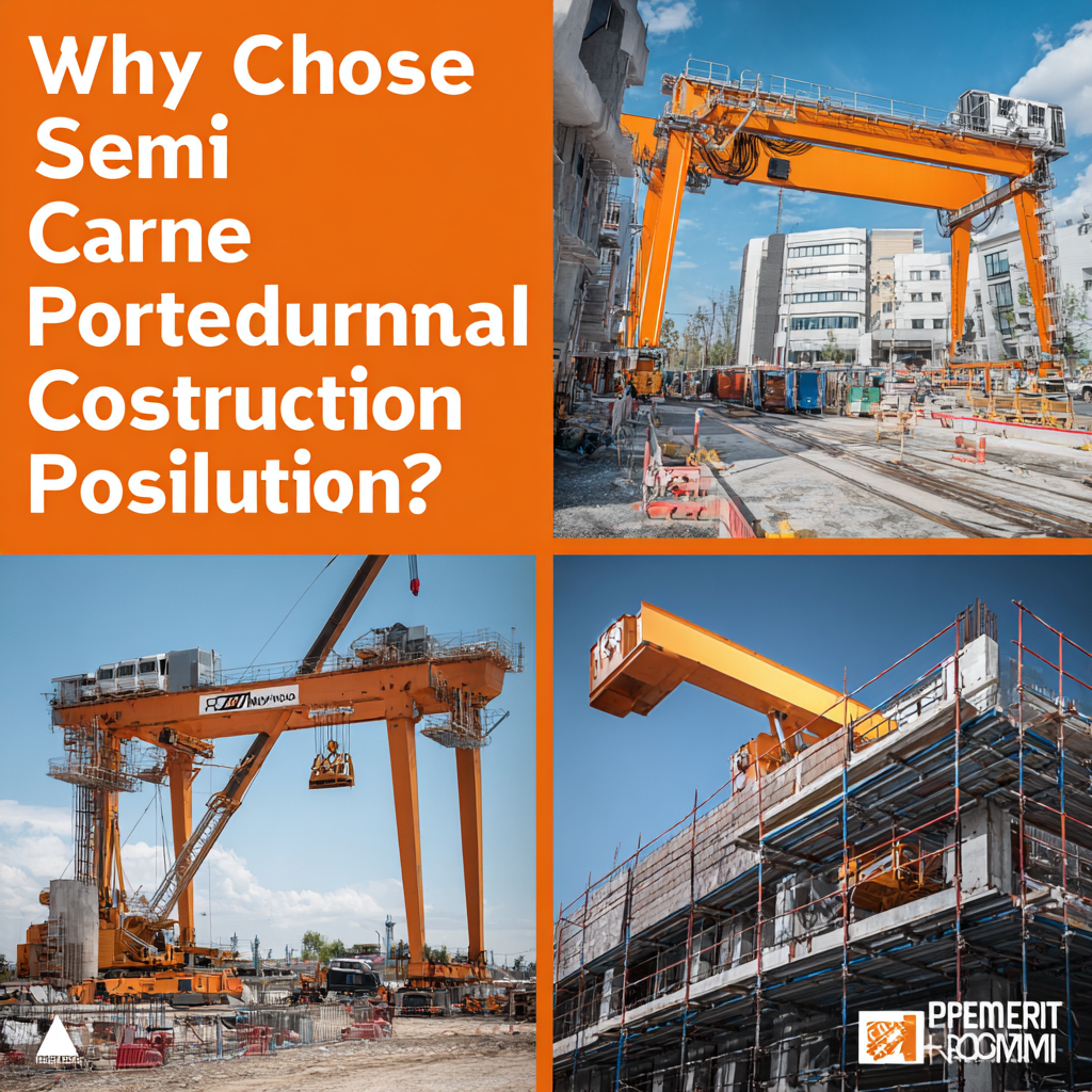 Why Choose a Semi Portal Crane for Your Construction Projects?