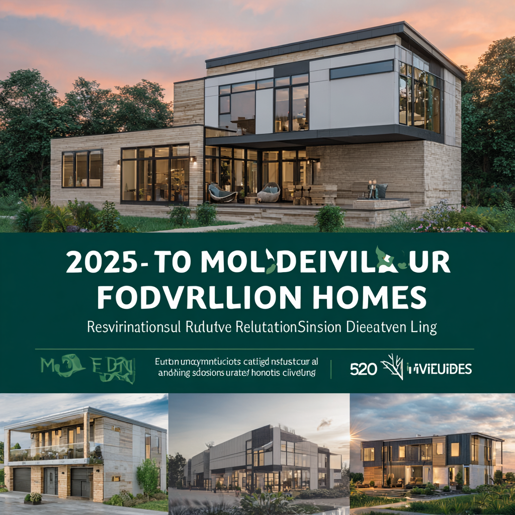 2025 Top 5 Modern Modular Homes Revolutionizing Sustainable Living and Design