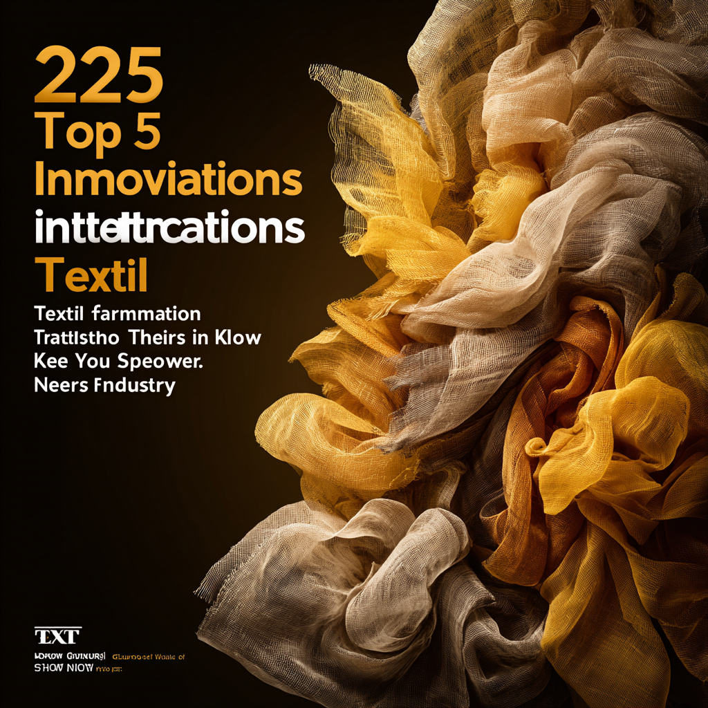 2025 Top 5 Innovations Transforming the Textile Industry You Need to Know