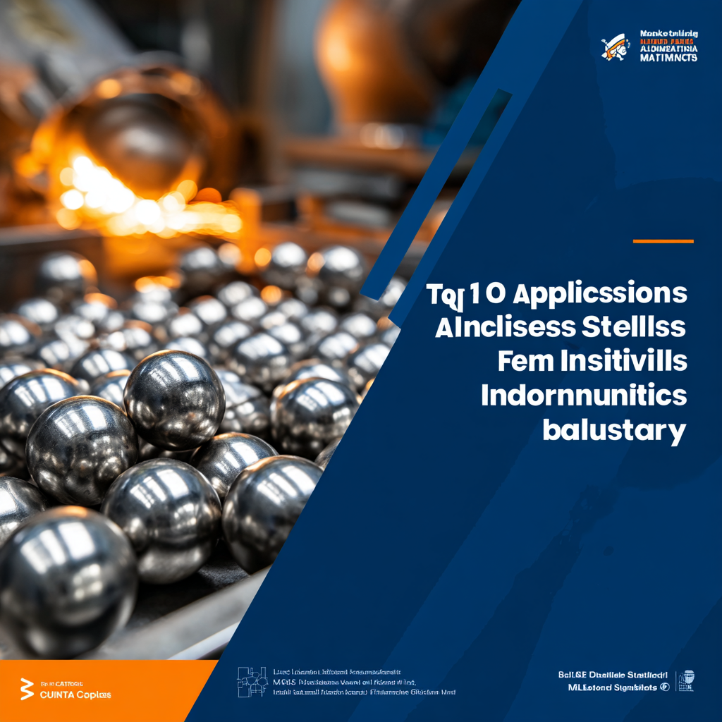 Top 10 Applications of Stainless Steel Balls in Manufacturing and Industry