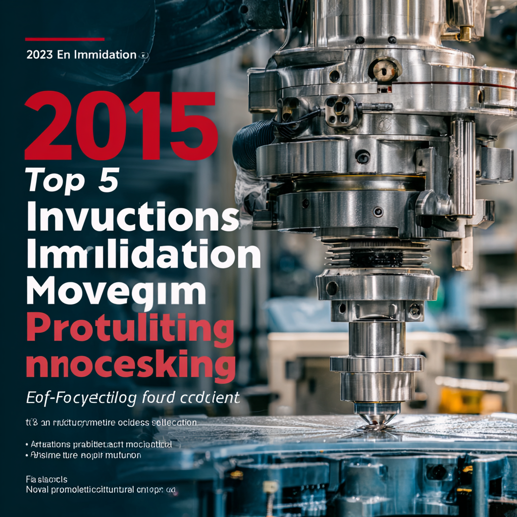2025 Top 5 Innovations in Injection Moulding Process for Efficient Production