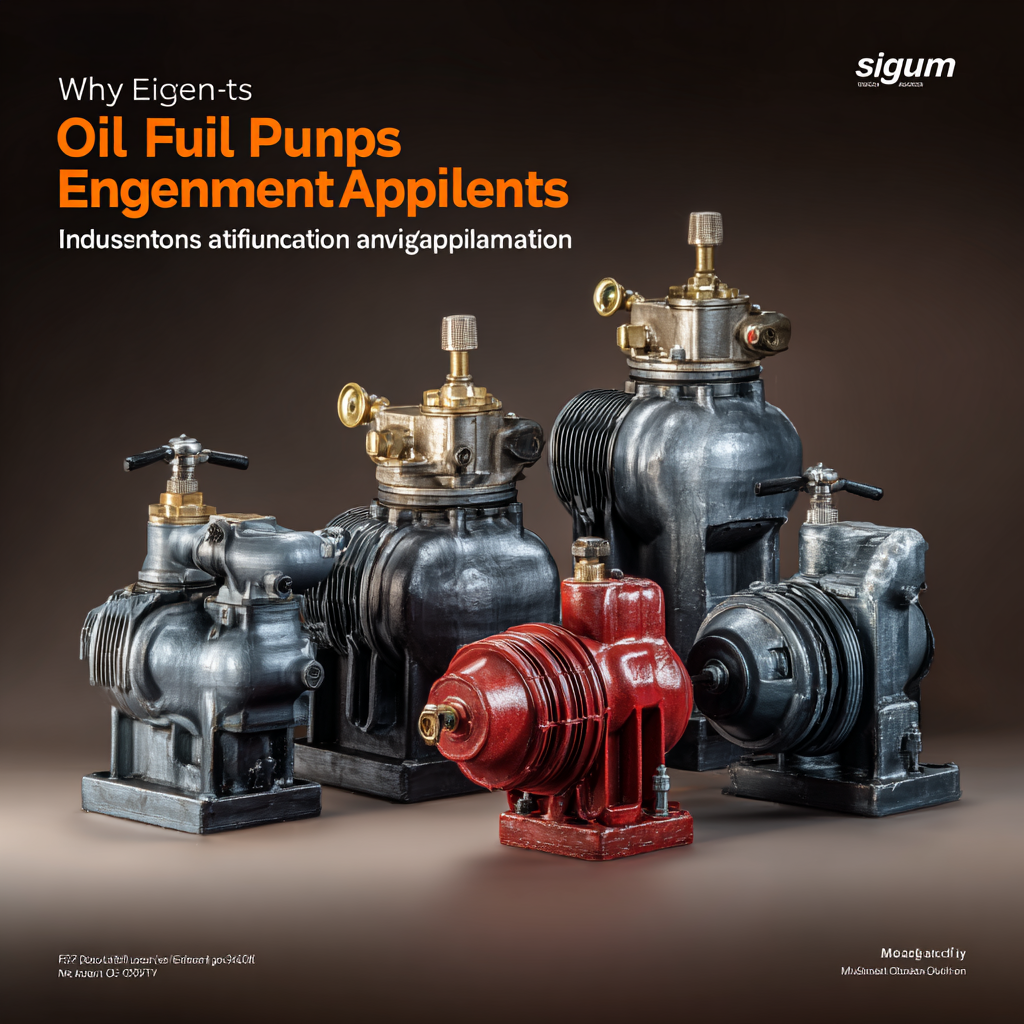 Why Oil Pumps Are Essential for Efficient Fluid Management in Industrial Applications