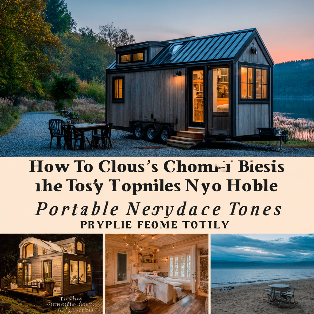 How to Choose the Best Portable Tiny Home for Your Lifestyle Needs