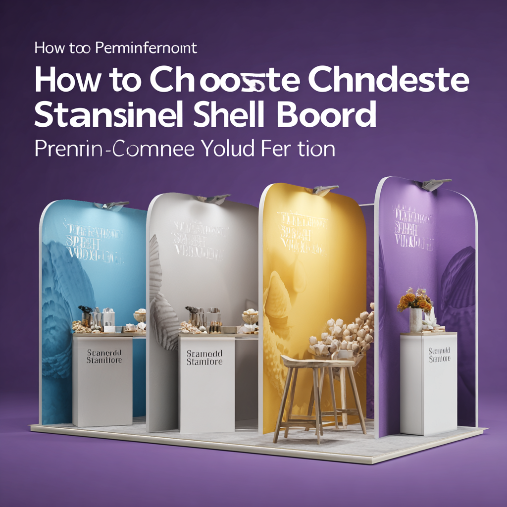 How to Choose the Perfect Standard Shell Scheme Booth for Your Event