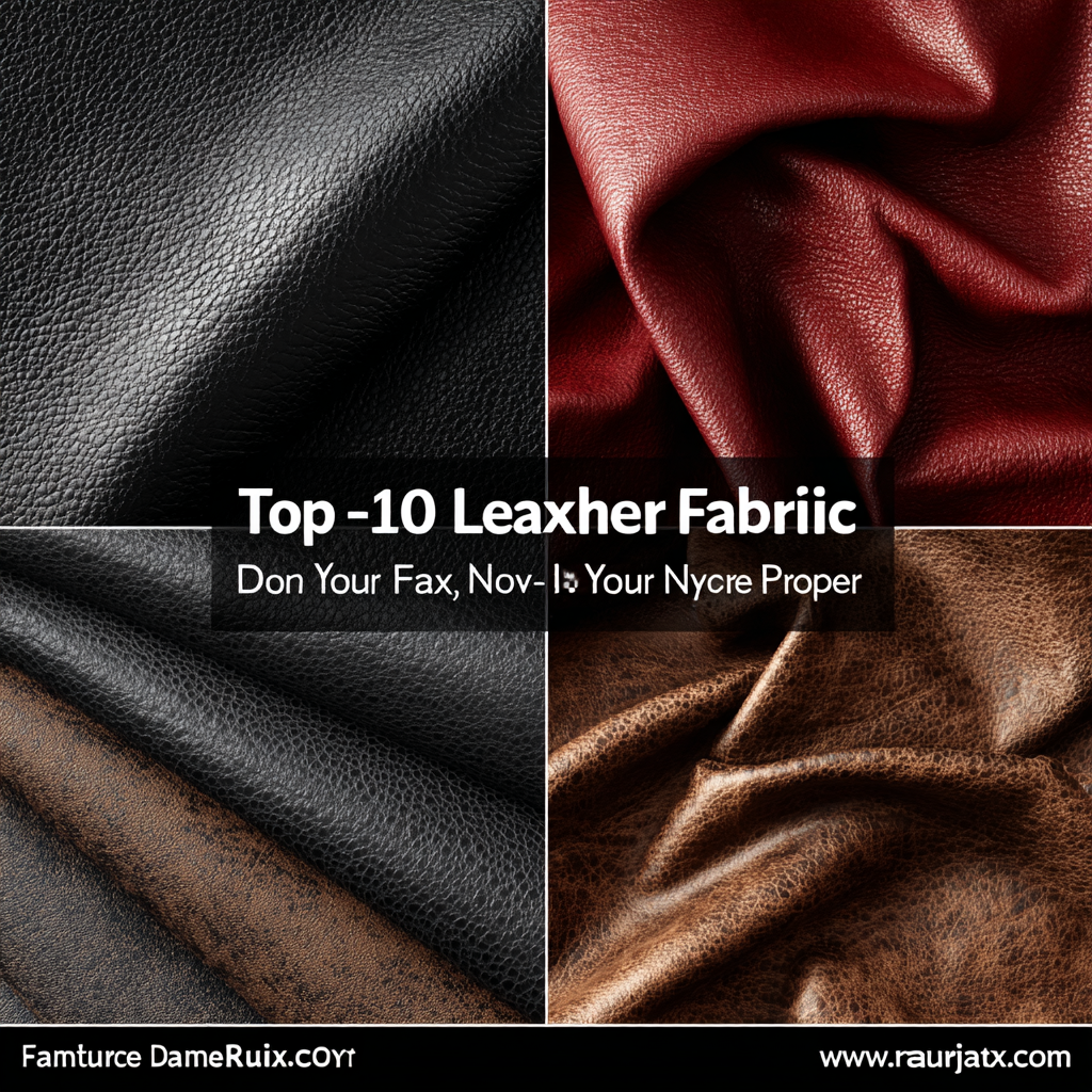 Top 10 Faux Leather Fabric Uses for Your Next DIY Project