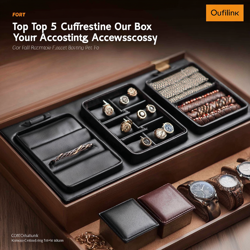 Top 5 Cufflink Boxes to Organize Your Accessories Efficiently