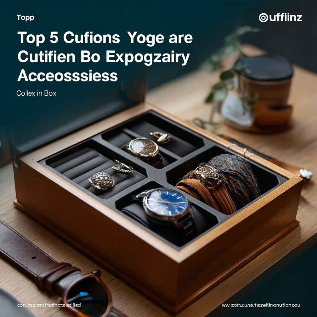 Top 5 Cufflink Boxes to Organize Your Accessories Efficiently