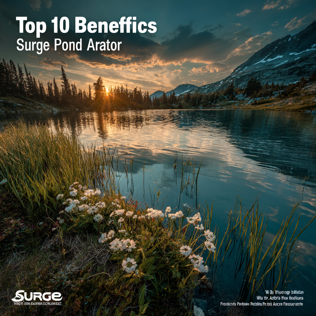 Top 10 Benefits of Using a Surge Pond Aerator for Your Water Features