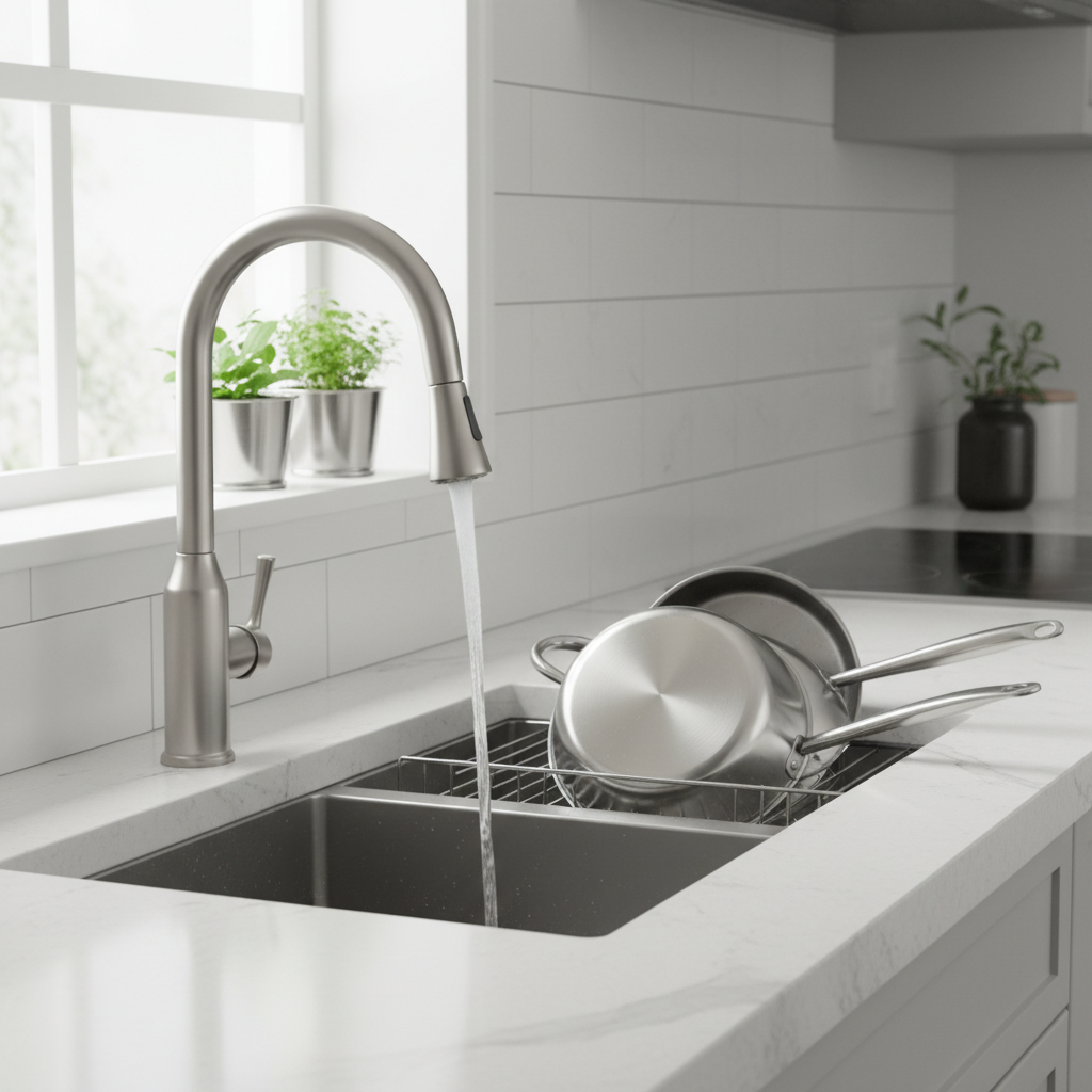 Top 5 Advantages of Using SUS304 Stainless Steel Kitchen Faucets for Your Home