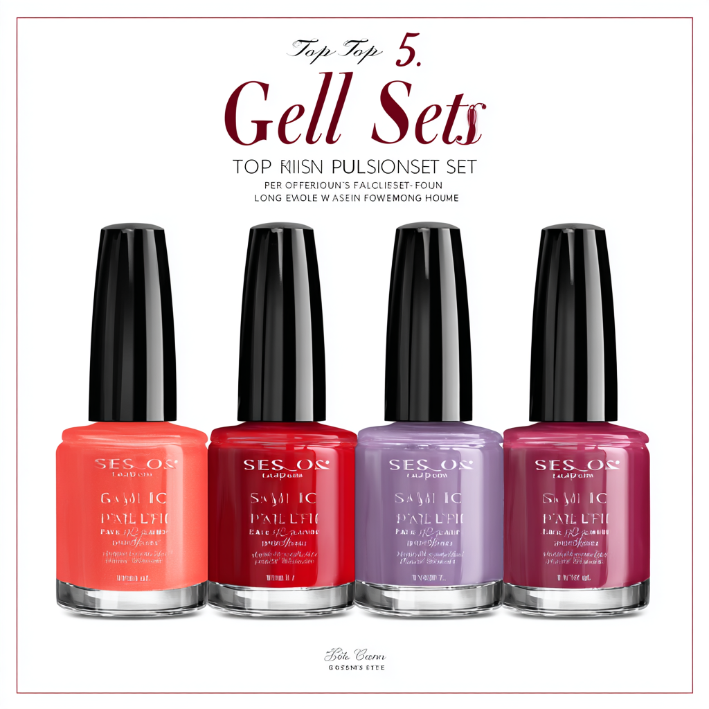 Top 5 Gel Nail Polish Sets for A Perfect Salon Finish at Home with Long Lasting Results