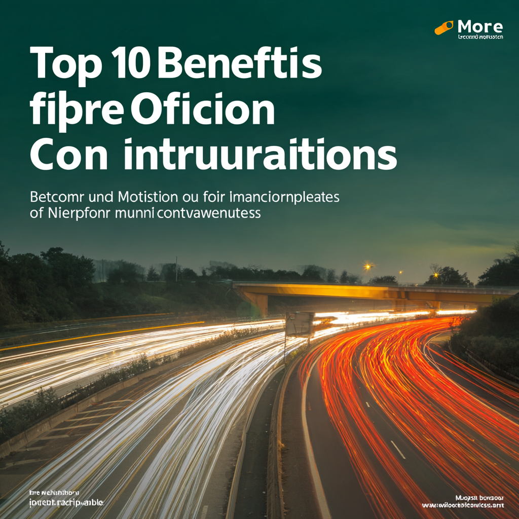 Top 10 Benefits of Fibre Optic Infrastructure for Modern Communication Networks