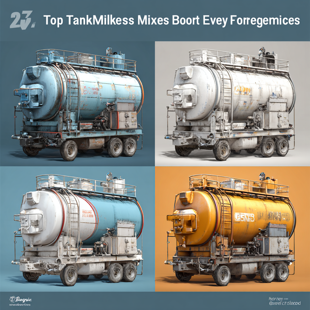 Top 5 Tank Mixers to Boost Your Efficiency in 2025