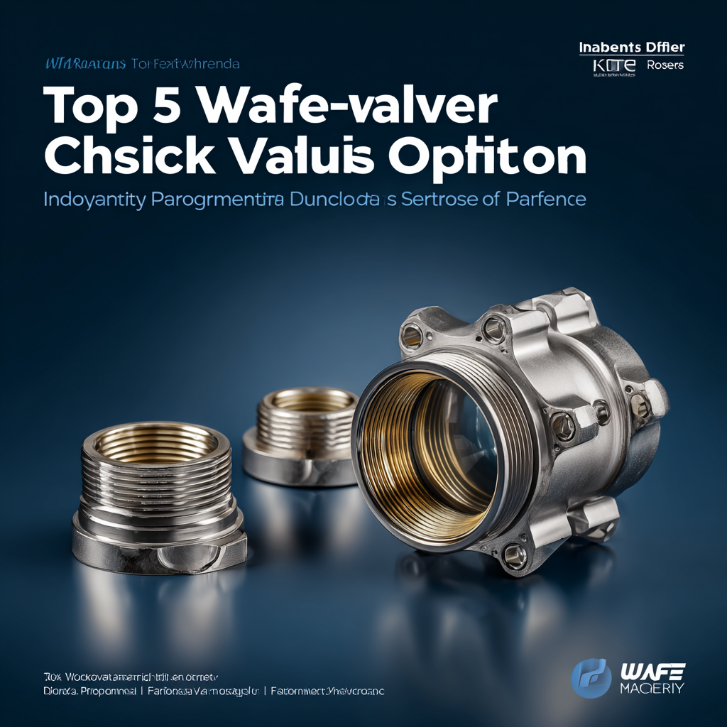 Top 5 Wafer Check Valve Options: Industry Insights and Performance Data