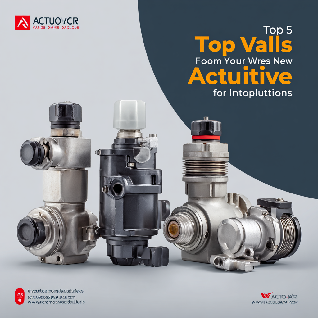 Top 5 Actuator Valves You Need to Know for Your Industrial Applications