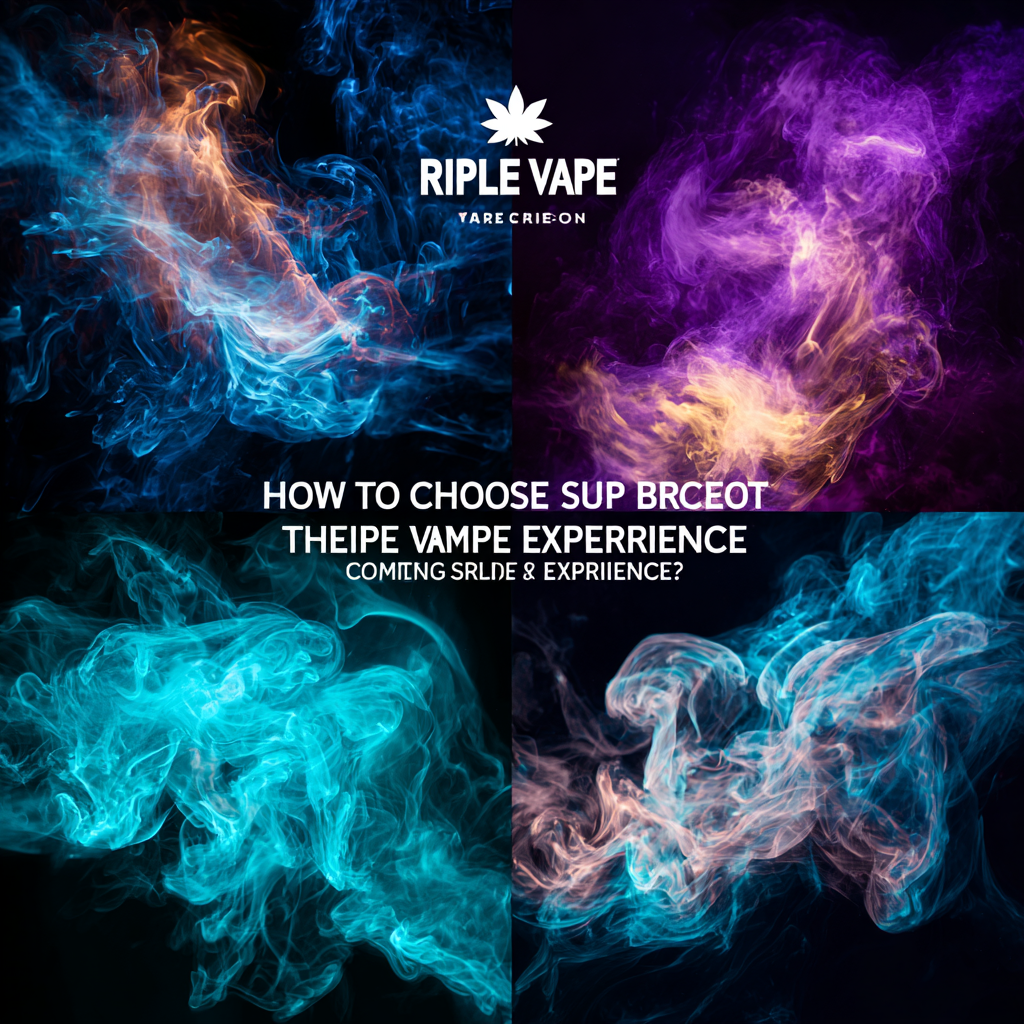 How to Choose the Best Ripple Vape for Your Smoking Experience