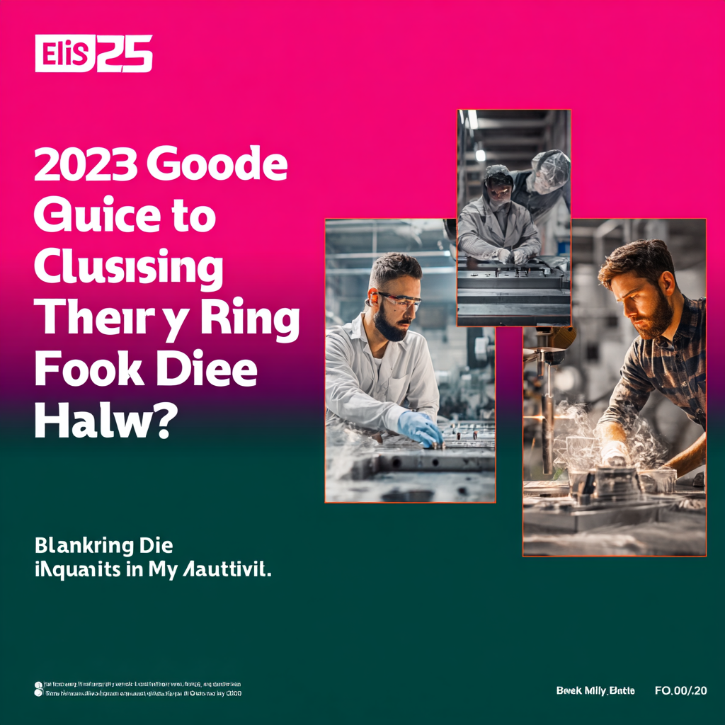 2025 Guide: How to Choose the Right Blanking Die for Your Manufacturing Needs