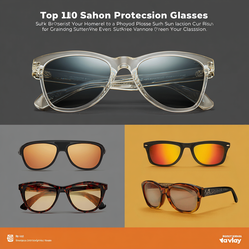 Top 10 Sun Protection Glasses to Shield Your Eyes from Harmful UV Rays and Enhance Visual Comfort