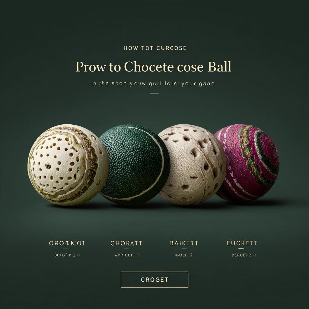 How to Choose the Perfect Croquet Ball for Your Next Game