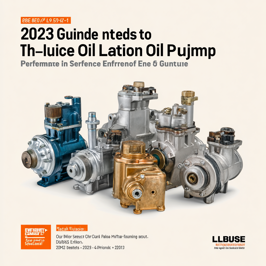 2025 Guide on Selecting the Best Lube Oil Pump: Performance & Efficiency Insights