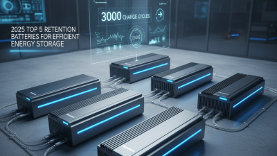 2025 Top 5 Retention Batteries for Efficient Energy Storage with 3000 Charge Cycles