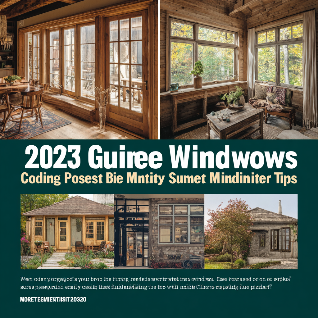 2025 Guide to Choosing Wooden Windows