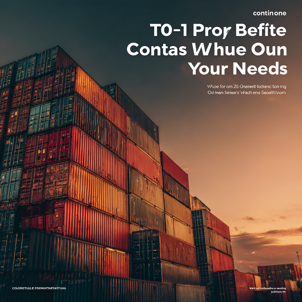 Top 10 Benefits of Using Container One for Your Storage Needs