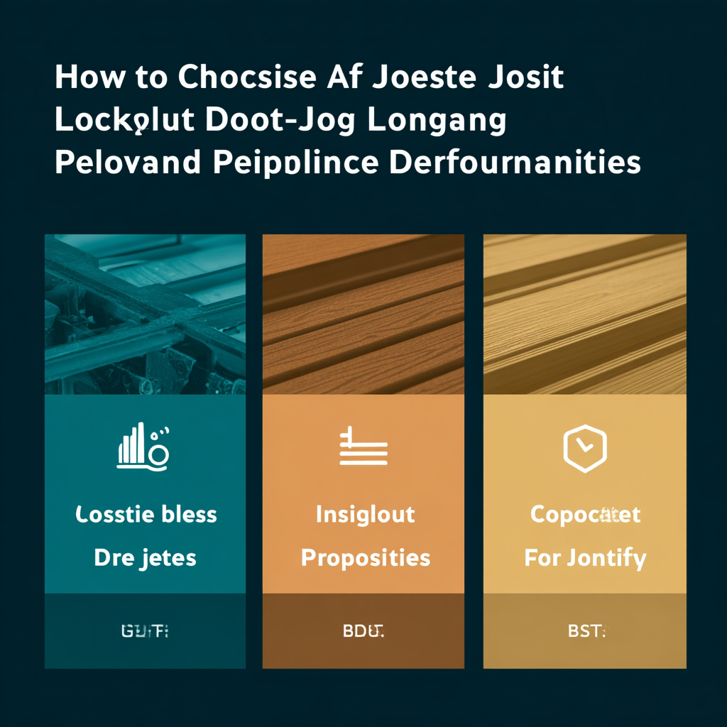 How to Choose the Best Composite Deck Joists for Long-lasting Durability and Performance