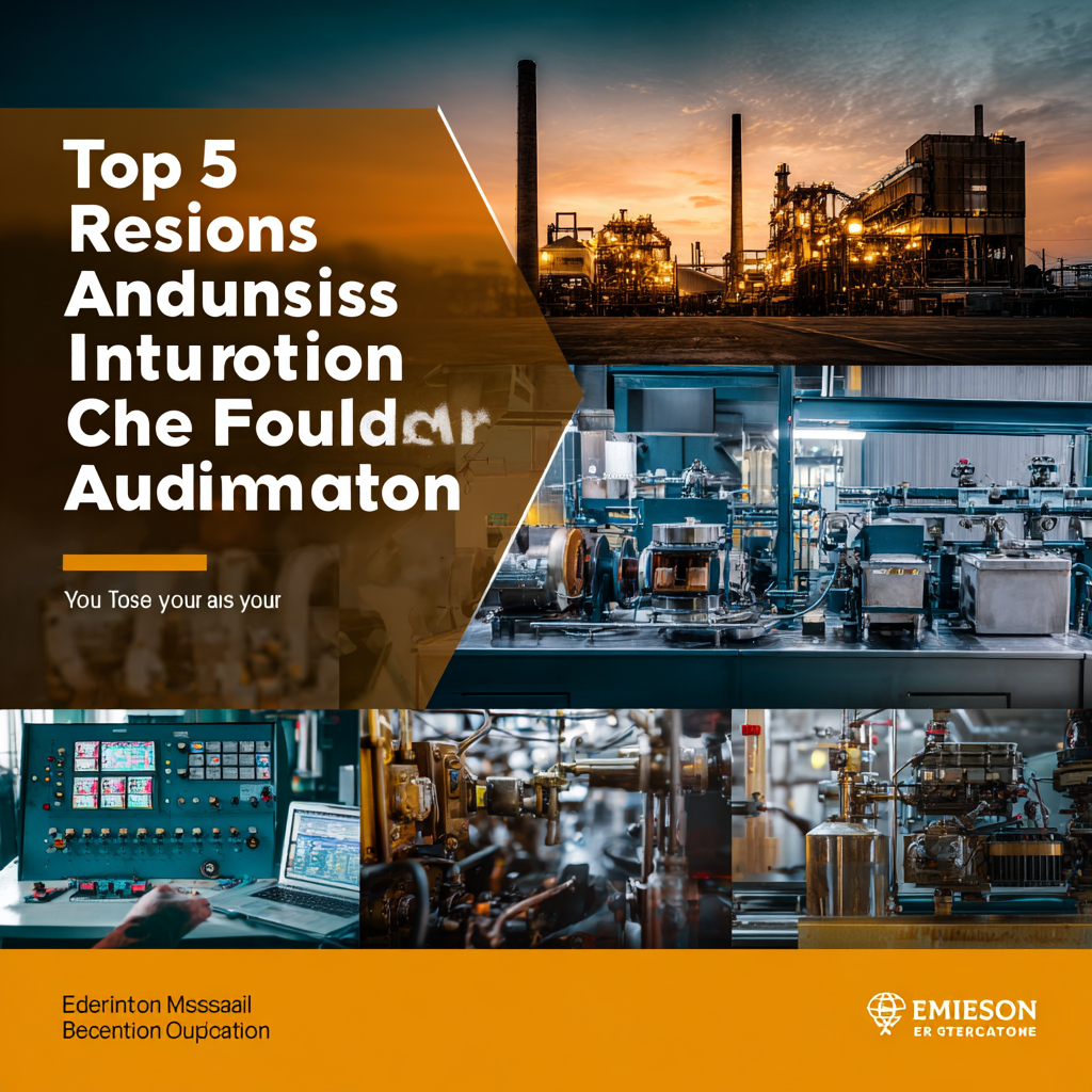 Top 5 Reasons to Choose Emerson Industrial Automation for Your Business